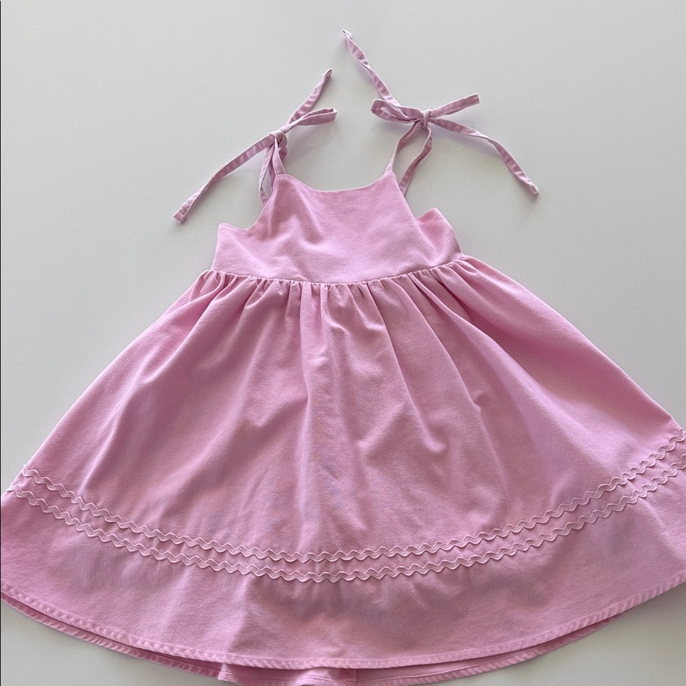 Southern Smocked Co Pink Sleeveless Kids Dress (4T)